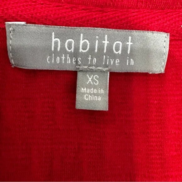 Habitat Women's Bold Red Pea Coat - Picture 6 of 7